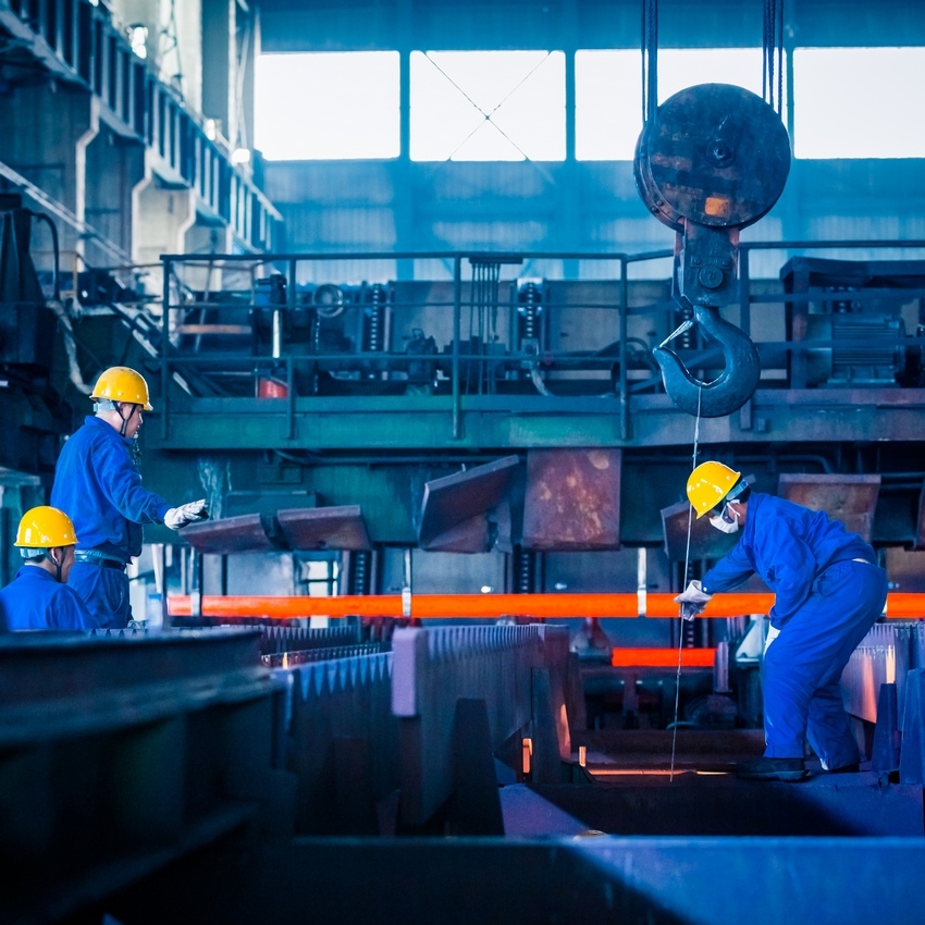 Des techniciens du secteur de l'industrie