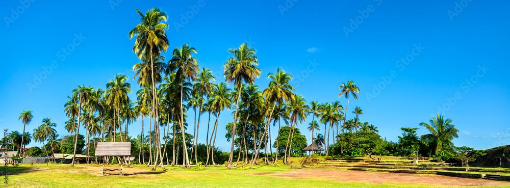 Une plage à Cayenne , en Guyane Française